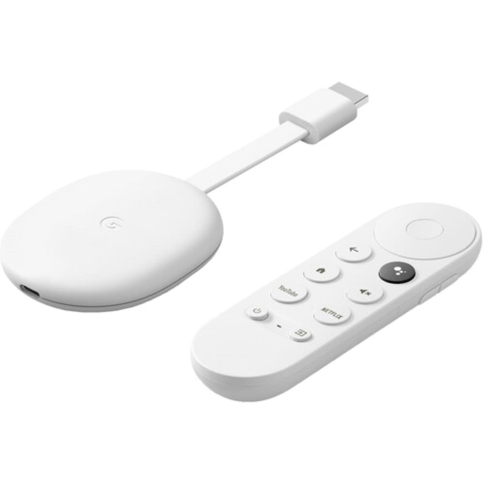 Google Chromecast with Google TV in Snow, , large