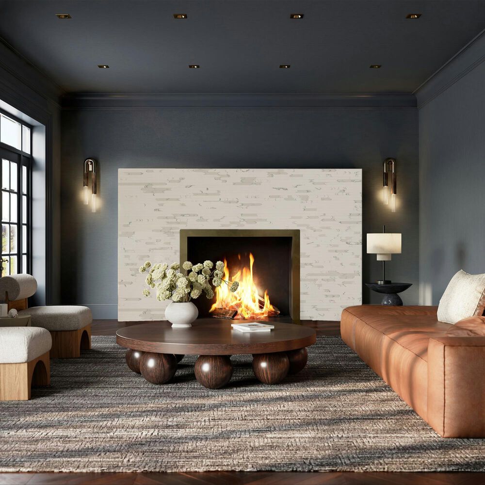 Cambria Luxury Brittanicca Block 3cm Quartz Countertop in White and Gray, , large