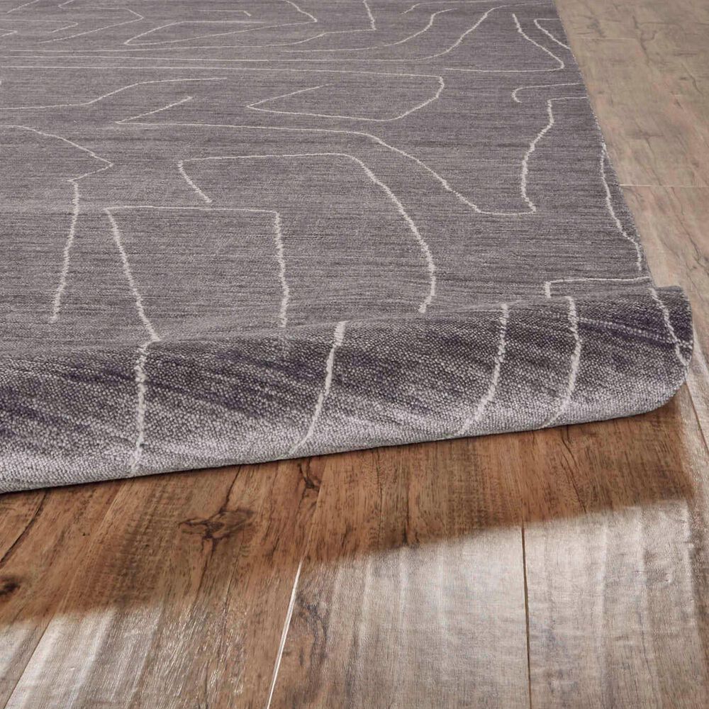 Feizy Lennox 5&#39; x 8&#39; Charcoal Area Rug, , large