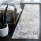 Safavieh Aston ASN705 2" x 20" Ivory and Grey Runner, , large