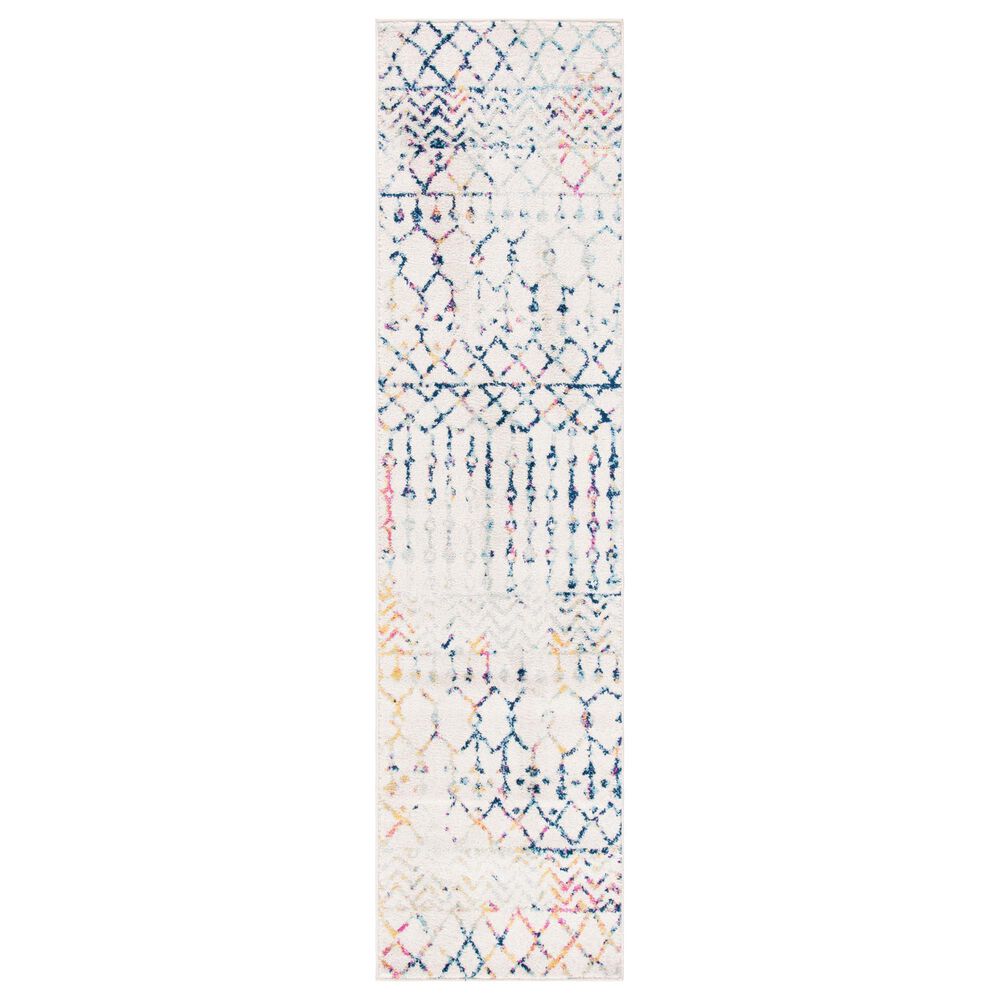 Safavieh Tulum 2" x 8" Blue Runner, , large
