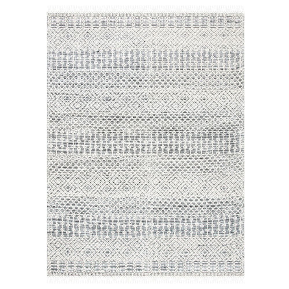 Safavieh Natura NAT852Z 10" x 14" Ivory and Black Area Rug, , large