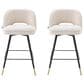 Eichholtz Cliff Counter Stool in Black and Brass (Set of 2), , large