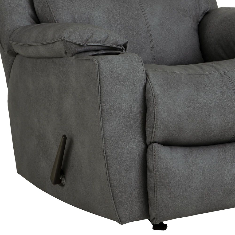 HomeStretch Stellar Manual Rocker Recliner in Grey, , large