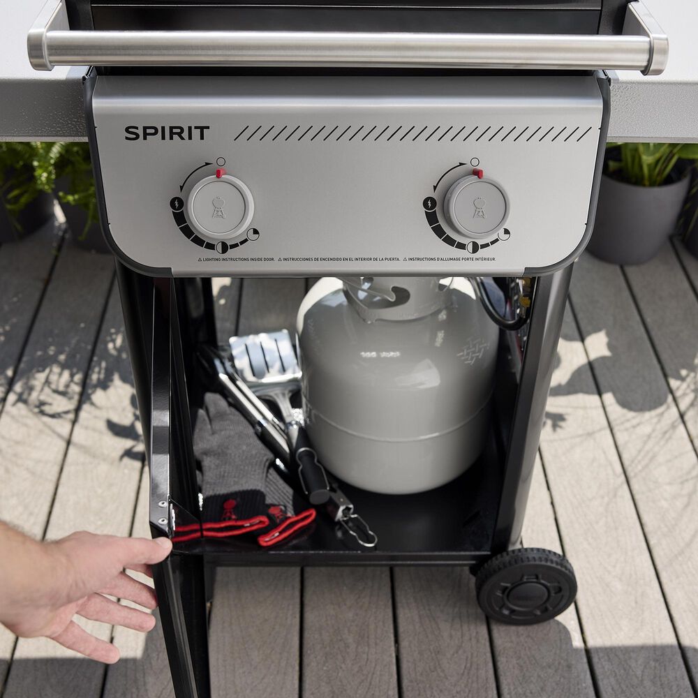 Weber Spirit E-210 Liquid Propane Gas Grill in Black, , large