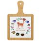 Pavilion 7.5" Cats and Coffee Tile Trivet in White, , large