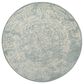 Safavieh Adirondack ADR101T-6R 6" x 6"  Slate/Ivory Round Rug, , large
