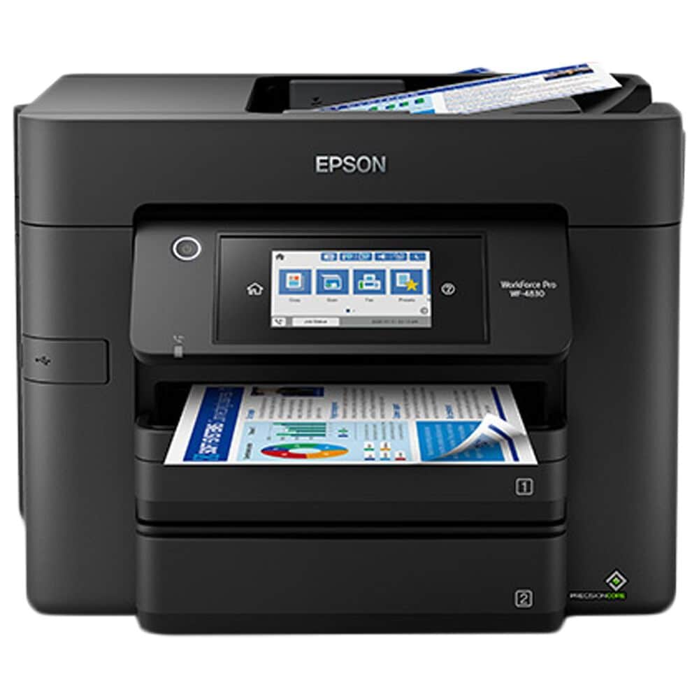 Epson WorkForce Pro WF-4830 Wireless All-in-One Printer in Black, , large