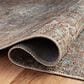 Chris Loves Julia x Loloi Jules 9"6" x 14" Lagoon and Brick Area Rug, , large