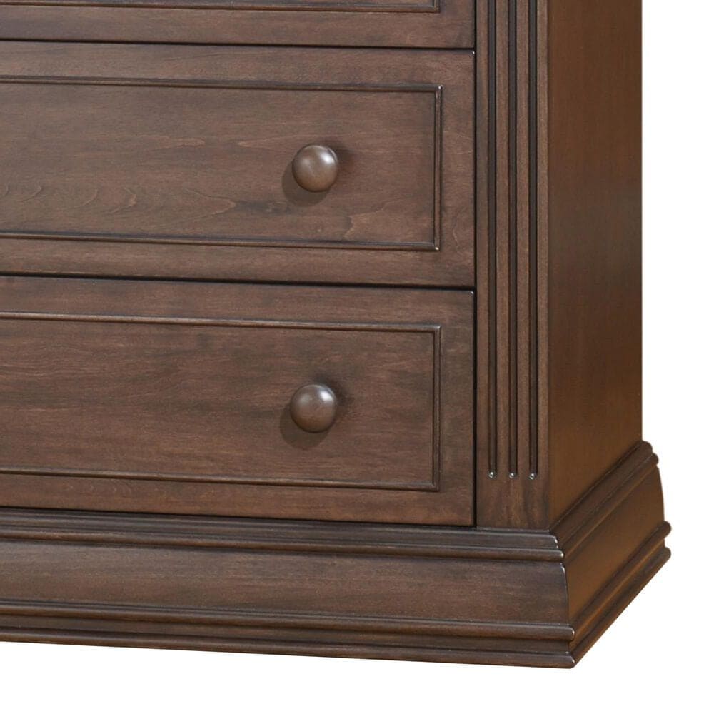 Sorelle Furniture Providence 5-Drawer Chest in Chocolate, , large