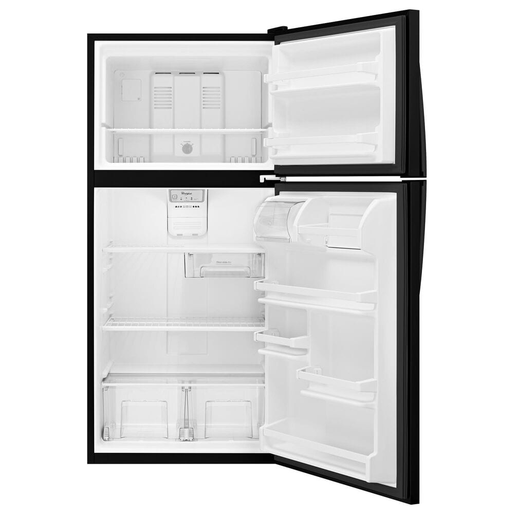 Whirlpool 18 Cu. Ft. Top Freezer Refrigerator in Black, , large