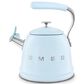 SMEG 2.3L Retro Style Electric Whistling Kettle in Pastel Blue, , large