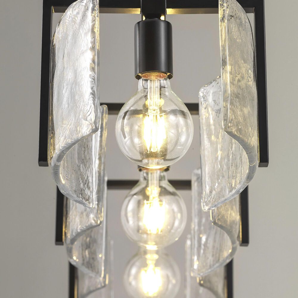 Golden Lighting Aenon 3-Light Pendant Light in Matte Black, , large