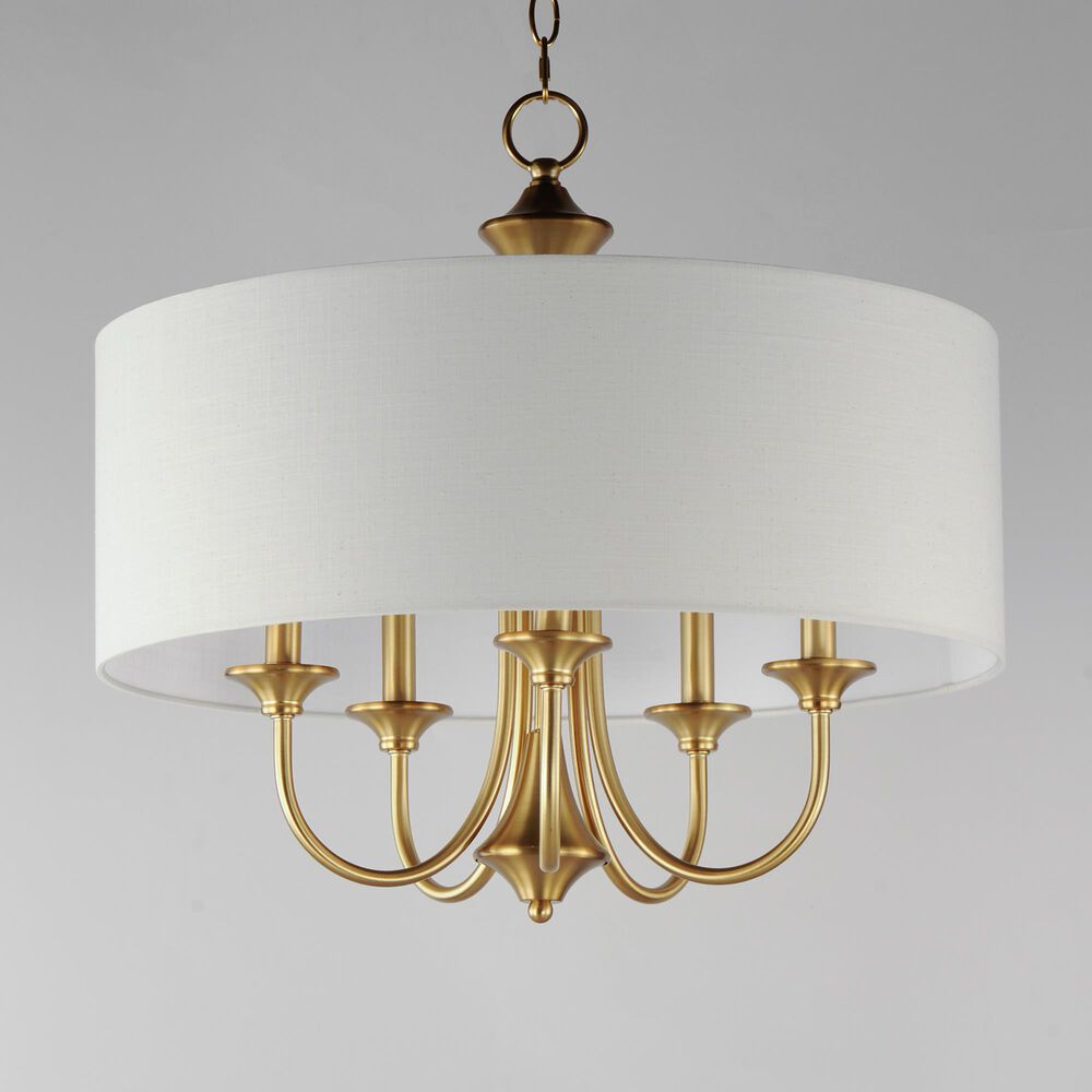 Maxim Lighting Bongo 5-Light Pendant in Natural Aged Brass, , large