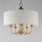 Maxim Lighting Bongo 5-Light Pendant in Natural Aged Brass, , large