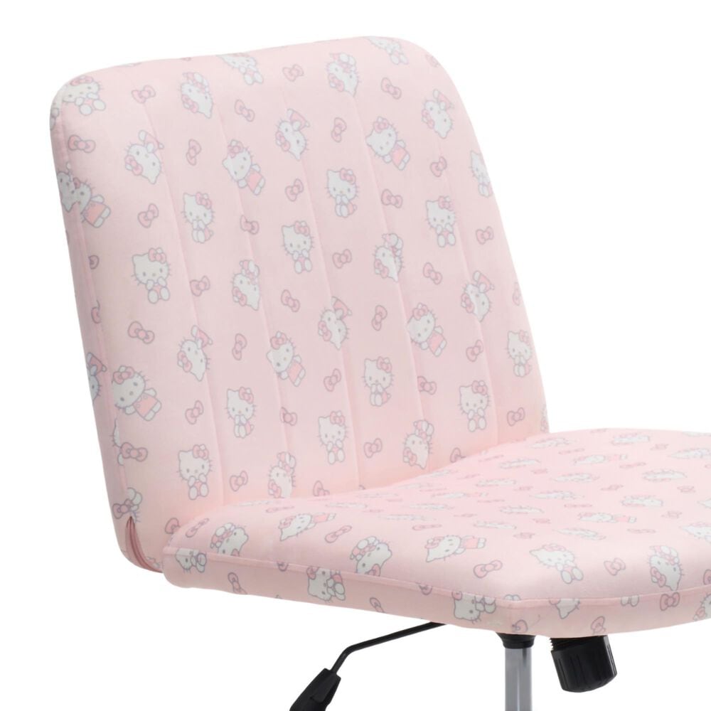 Impressions Vanity Hello Kitty Sweet Criss Cross Chair in Light Pink, , large