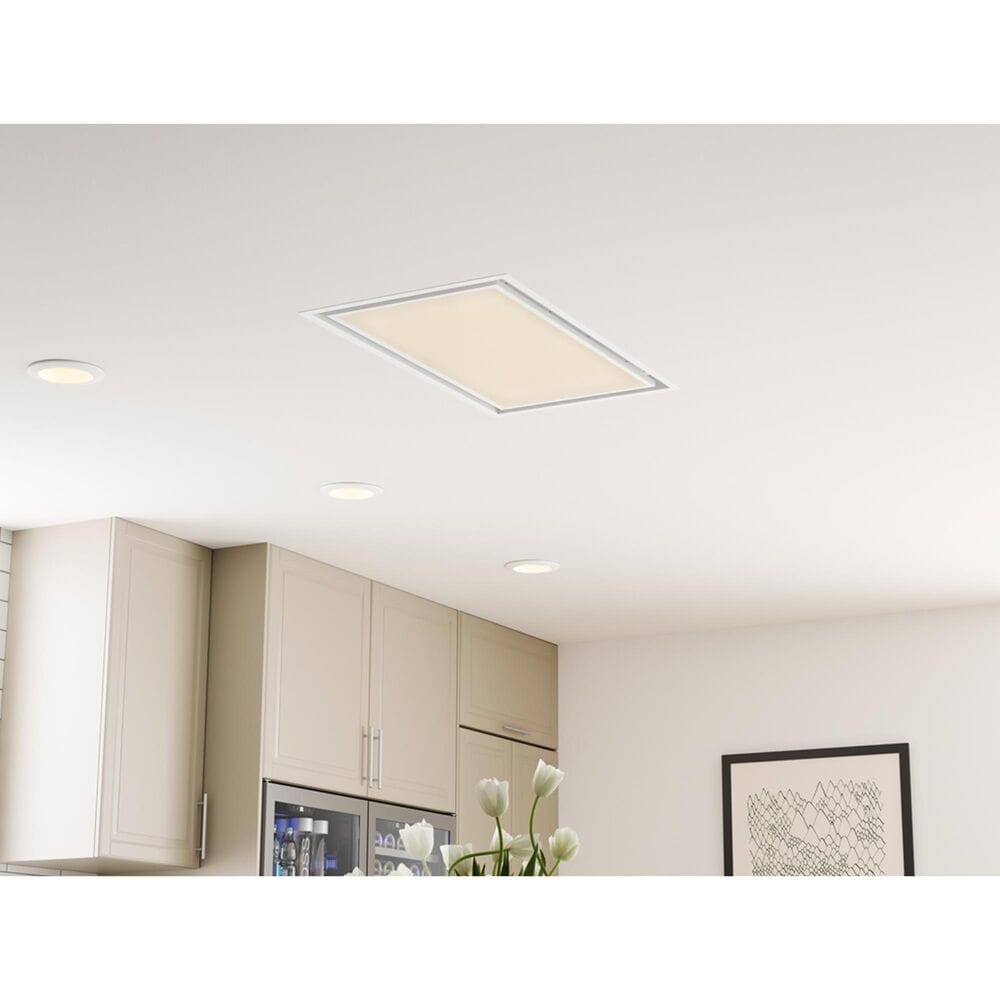 Zephyr Lux Glo 36" Island Range Hood in White, , large