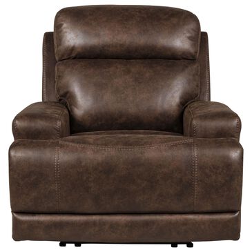 Linea Loft Manual Recliner in Trailride Chocolate, , large