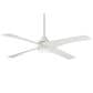 Minka-Aire Swept 56" Ceiling Fan with LED Light in Flat White, , large