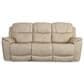 Flexsteel Crew 3-Piece Power Reclining Living Room Set in Pebble, , large