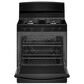 Amana 30" Freestanding Gas Range with Easy-Clean Glass Door in Black, , large