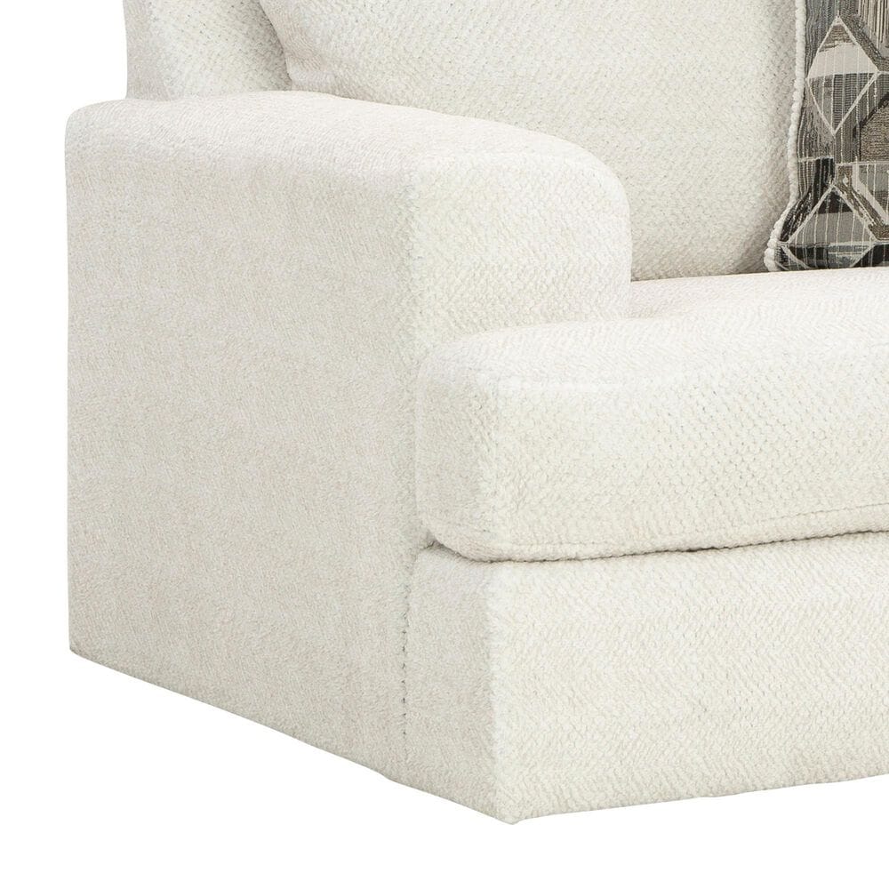 Ashley Karinne Stationary Loveseat in Linen, , large