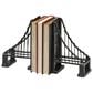 Mercana Suspension Bridge Decorative Bookend in Brown (Set of 2), , large