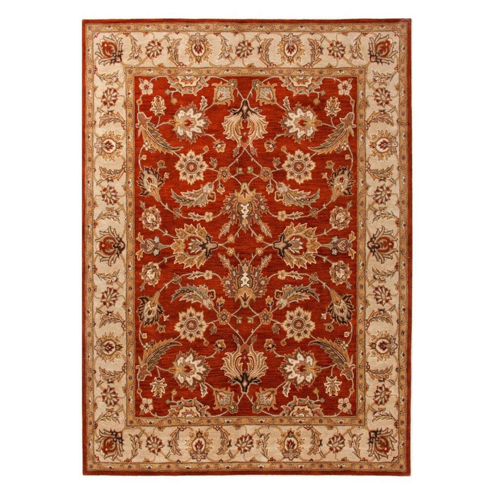 Jaipur Mythos Selene MY04 8' Round Red Oxide Area Rug, , large