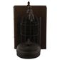 Maple and Jade Birdcage Bookends in Dark Brown (Set of 2), , large