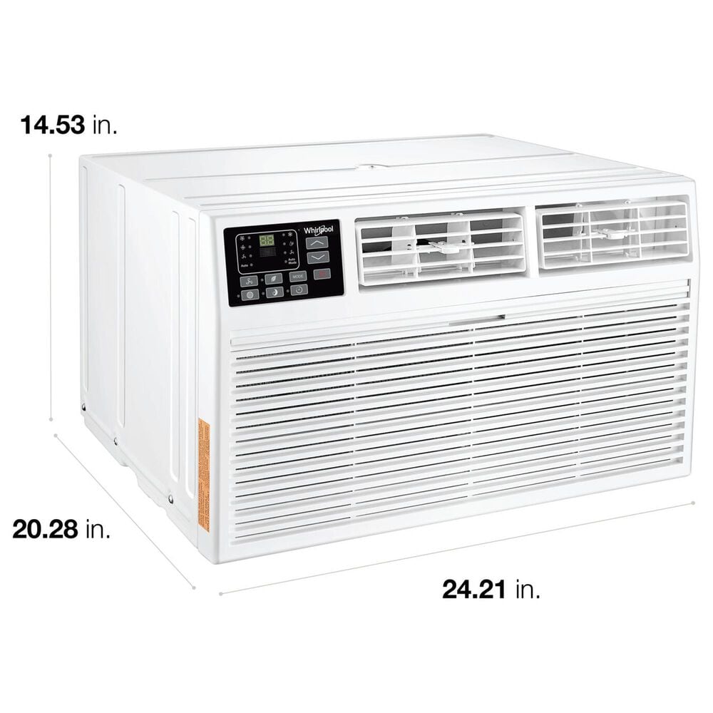 Whirlpool 12000 BTU Electronic Through the Wall Air Conditioner in White, , large