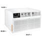 Whirlpool 12000 BTU Electronic Through the Wall Air Conditioner in White, , large