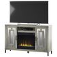 Classic Flame 55" Mirrored Media Fireplace in Silver, , large