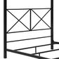 Furniture of America Rosadale Full X-Cross Canopy Bed in Black, , large