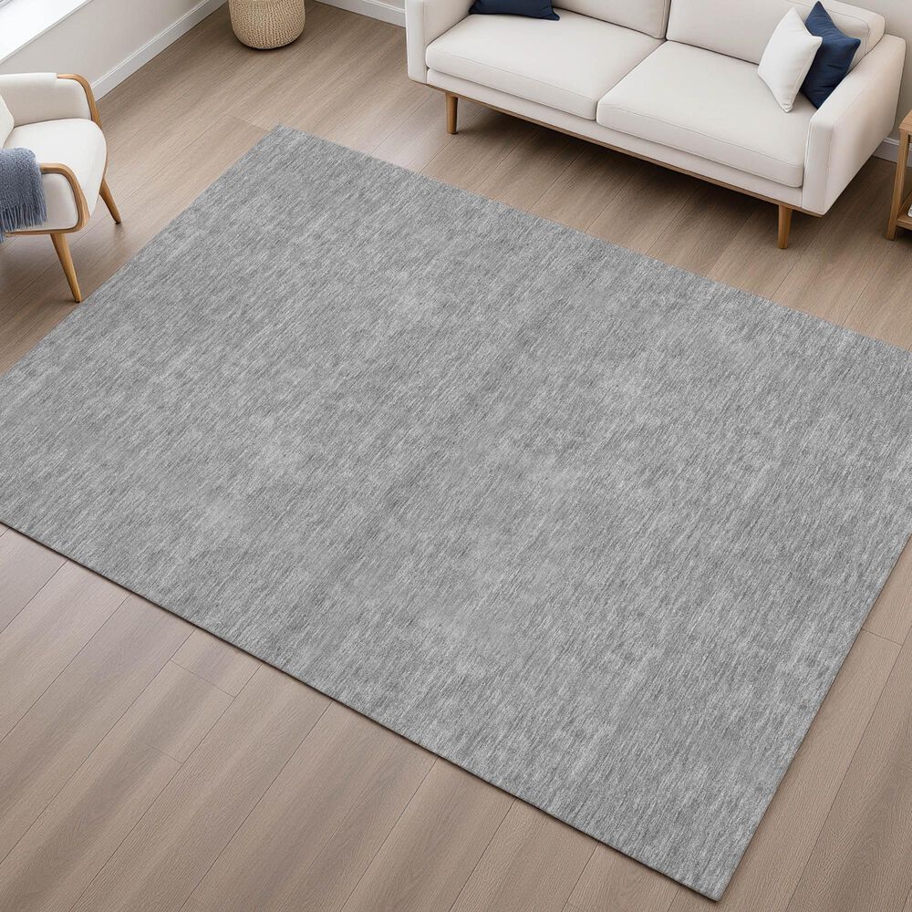 Dalyn Rug Company Soft Essentials Solid Gray 3' x 5' Area Rug, , large