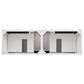 James Martin Vanities Bristol 72" Double Bathroom Vanity in Bright White with 3 cm Victorian Silver Quartz Top and Rectangular Sinks, , large