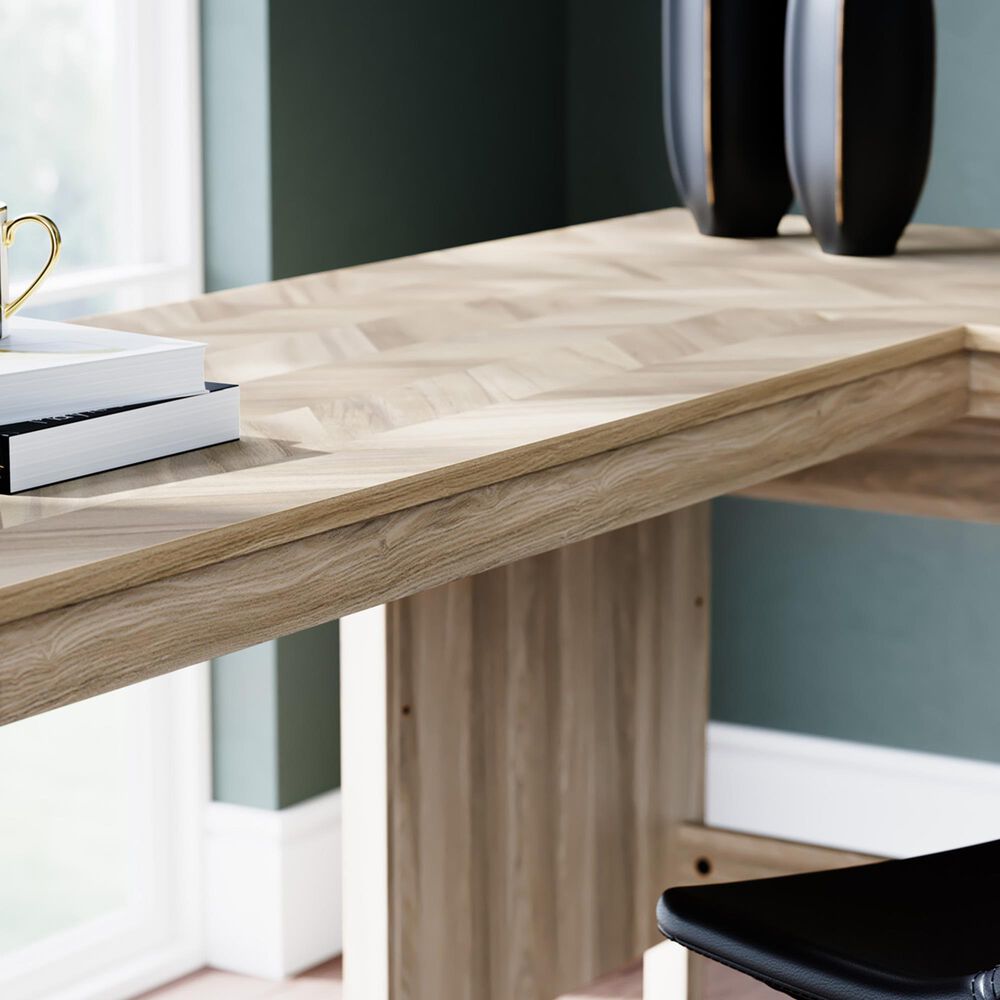 Ashley Battelle Home Office Desk Return in Tan, , large