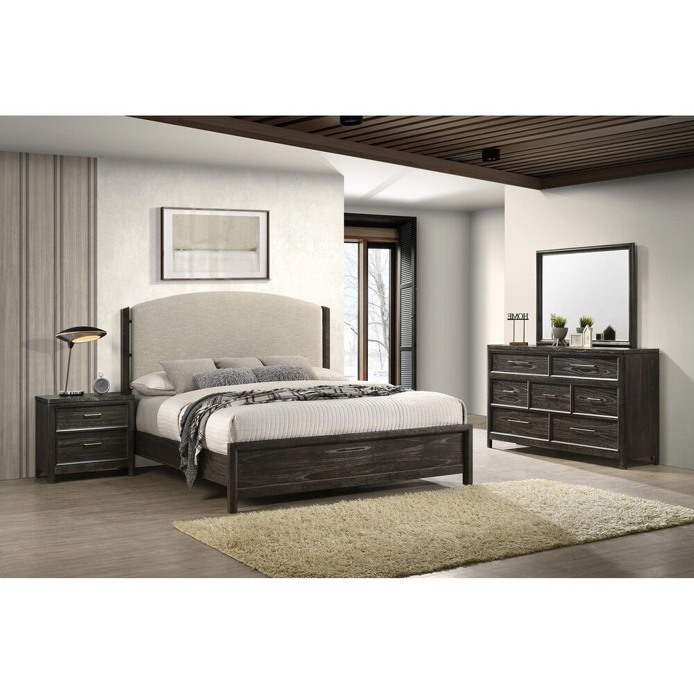 Crown Mark Ethel 7-Drawer Dresser Only in Brown, , large