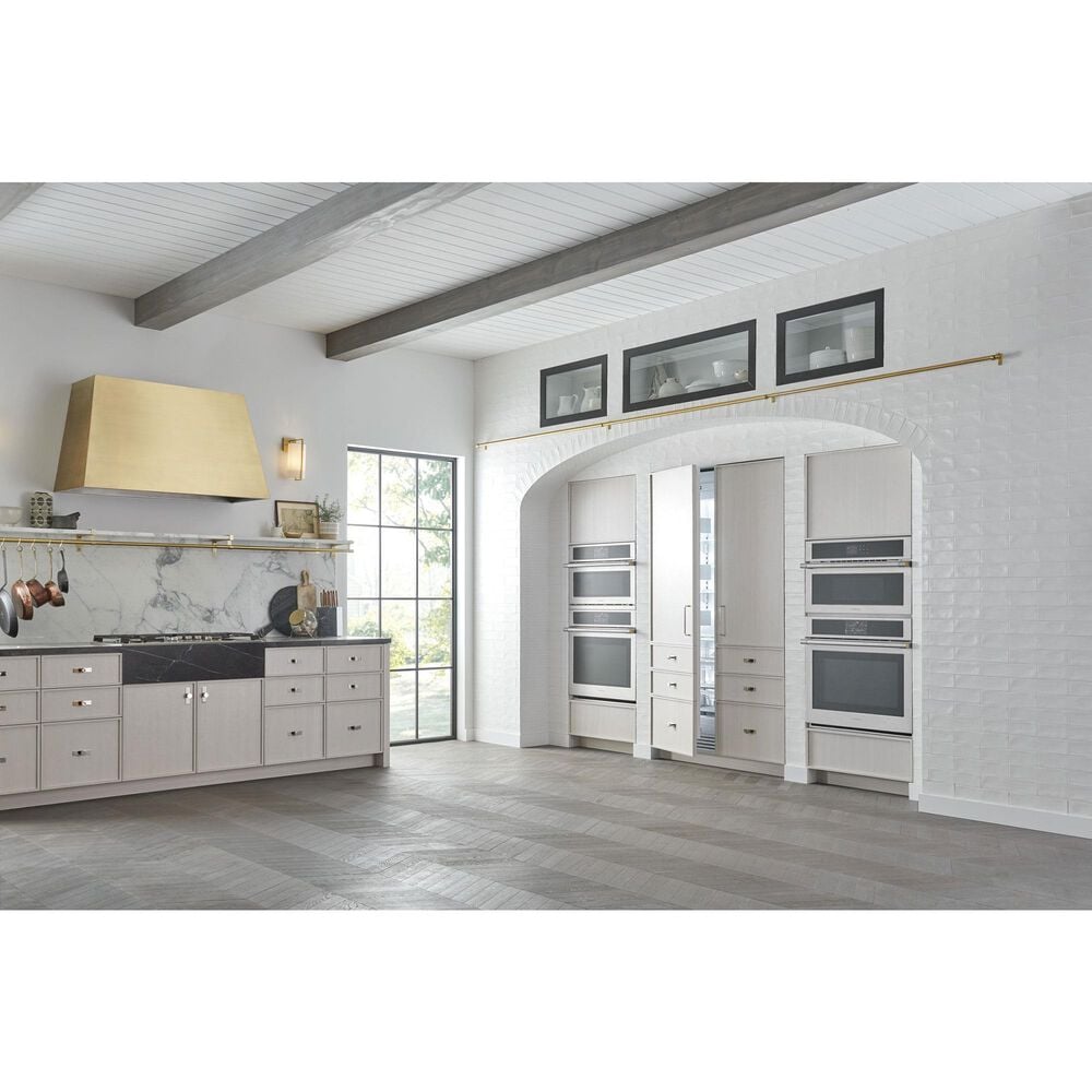 Monogram 30" Smart Electric Convection Single Wall Oven Statement Collection - Stainless Steel, , large