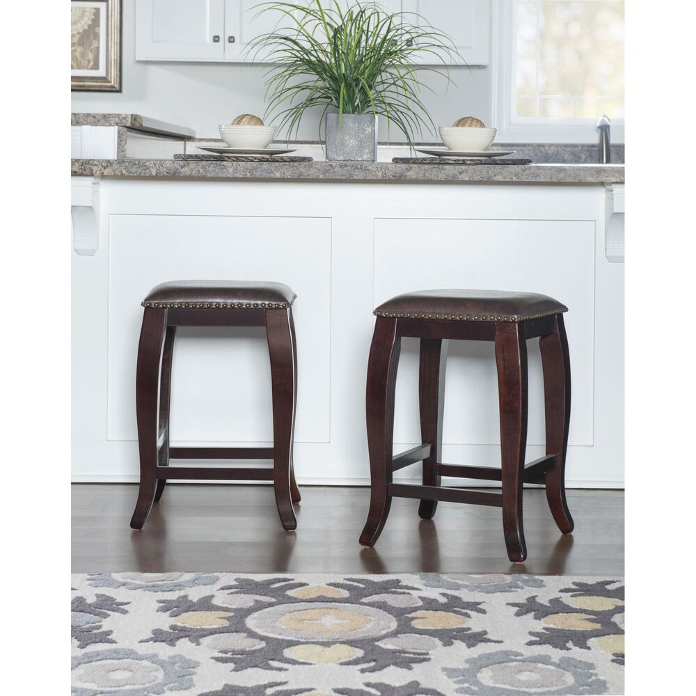 Linden Boulevard San Francisco Counter Stool in Brown, , large