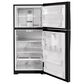 GE Appliances 21.9 Cu. Ft. Top-Freezer Refrigerator in Fingerprint Resistant Black Slate, , large