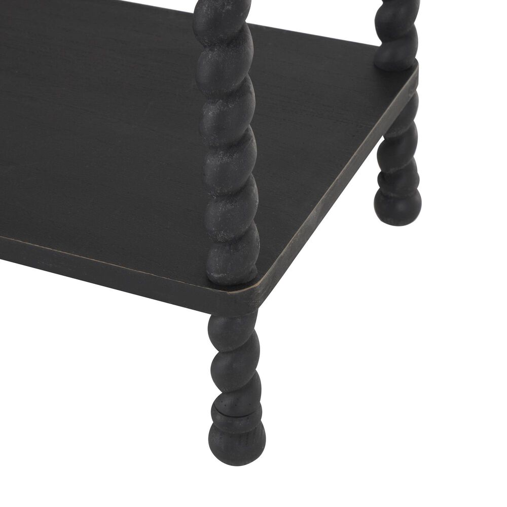 Maple and Jade Arched Console Table in Black, , large