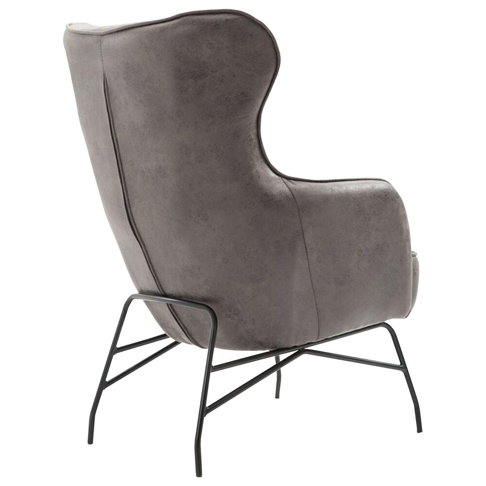 Golden Wave Furniture Franky Accent Chair in Badlands Charcoal, , large