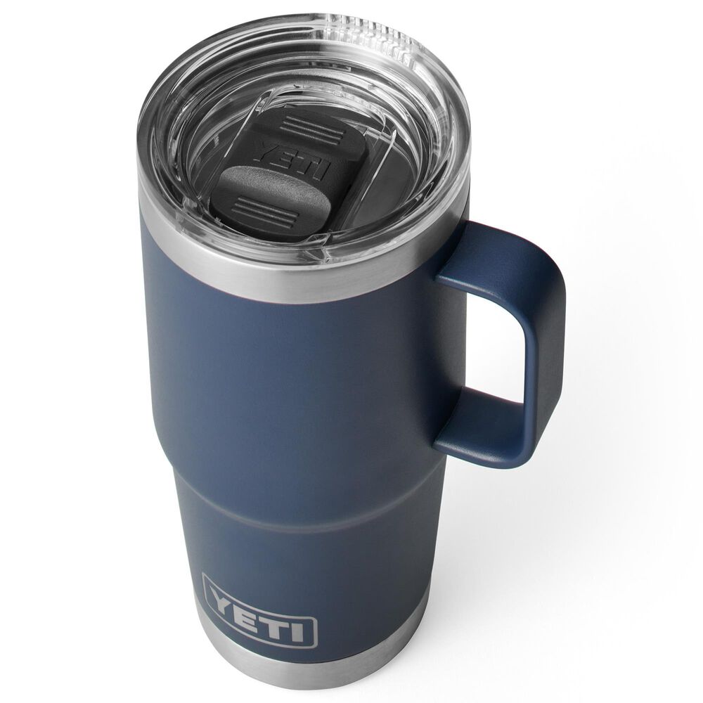 YETI Rambler 20 Oz Travel Mug with StrongHold Lid in Navy, , large