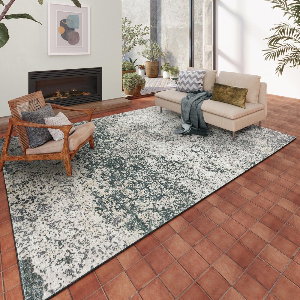 Dalyn Rug Company Winslow 9&#39; x 12&#39; Graphite Indoor/Outdoor Area Rug, , large