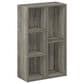HOMLUX 5-Cube Open Shelf Storage Bookcase in French Oak, , large