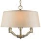 Golden Lighting Waverly Semi-Flush (Convertible) in Aged Brass, , large