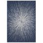 Safavieh Evoke EVK228N 5"1" x 7"6" Navy and Ivory Area Rug, , large