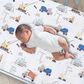 Lambs and Ivy Construction Zone 3-Piece Crib Bedding Set in Blue, Yellow, White and Red, , large