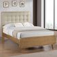 Pacific Landing Robyn Full Upholstered Platform Bed in Cool Biege and Light Ash, , large