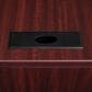Regency Global Sourcing Legacy 71" Single Pedestal L-Desk with Return in Mahogany, , large